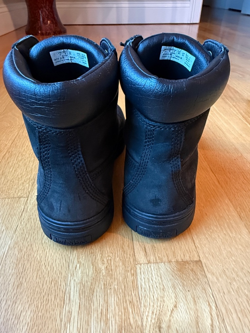 Timberland Women's Black Nubuck Lace-Up Boots - Picture 4 of 7